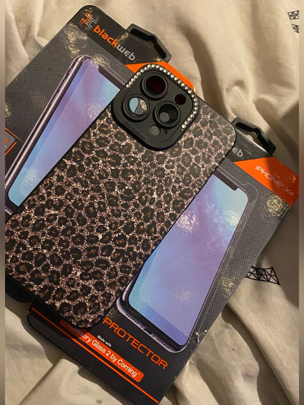 iPhone XR Case and Screen Protector Bundle